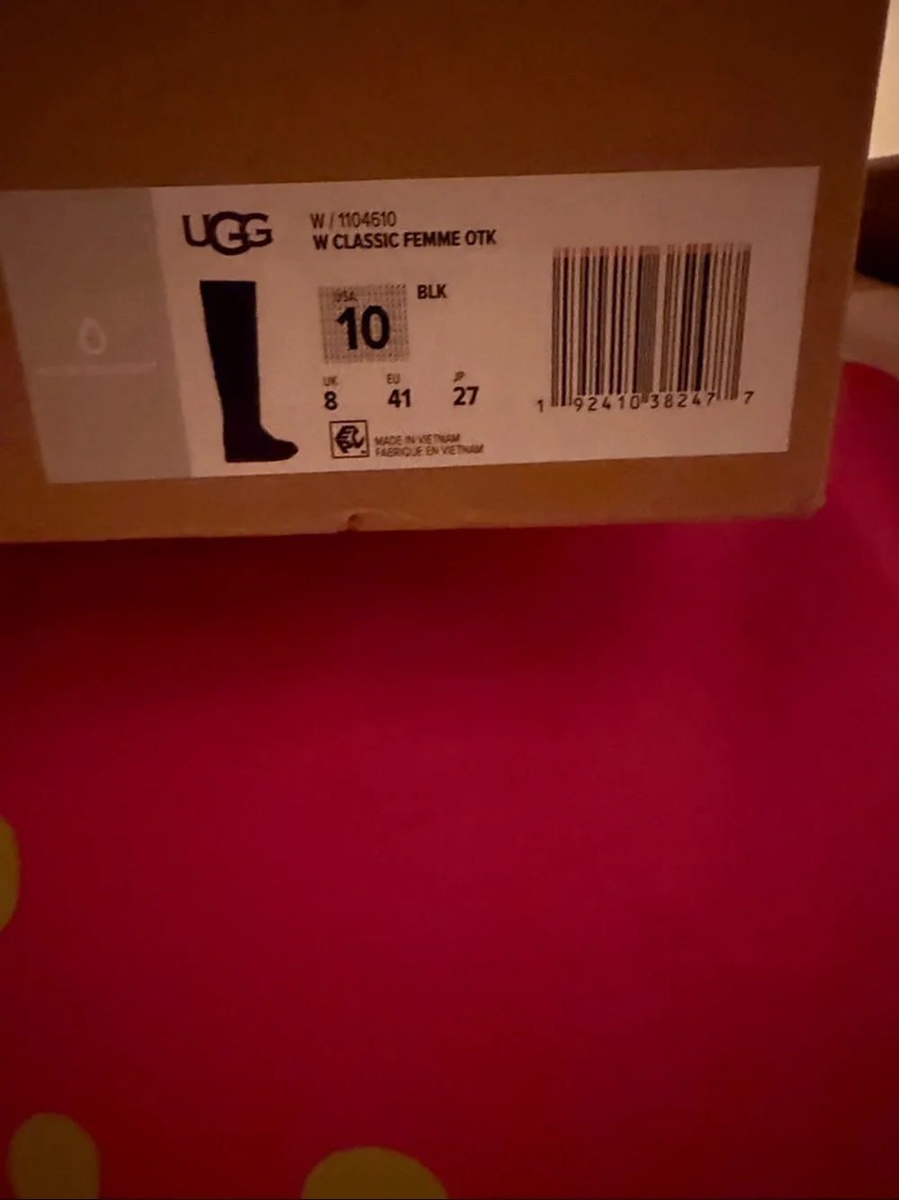 UGG Black Suede Over-the-Knee Boots